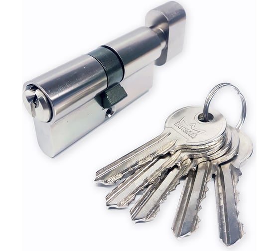 Изображение товара Евроцилиндр Dormakaba с вертушкой CBF-1 80 (35x45В) никель 7332838011419