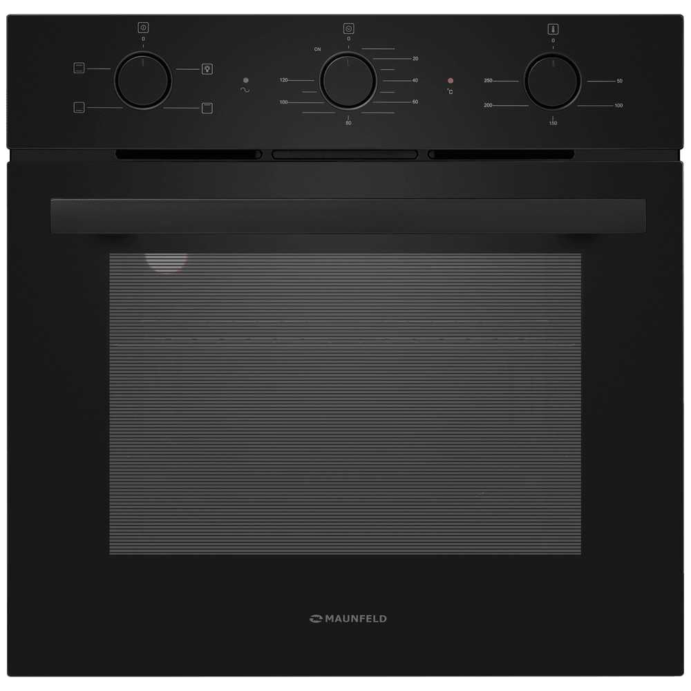 Изображение товара Электрической духовой шкаф MAUNFELD AEOC6040B2 60 л черный с механическим управлением