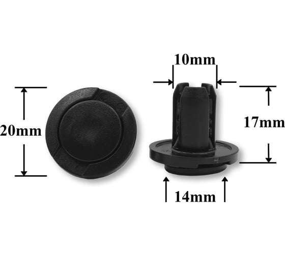 Изображение товара Автокрепеж для Acura Honda 10 шт 91503S0KA01 КрепАвто 1096