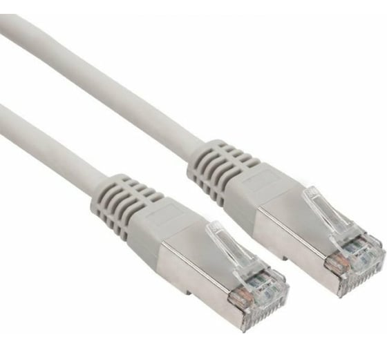 Изображение товара Патч-корд REXANT F/UTP RJ45-RJ45, CAT 6, LSZH, серый, 5 м 18-8107-1