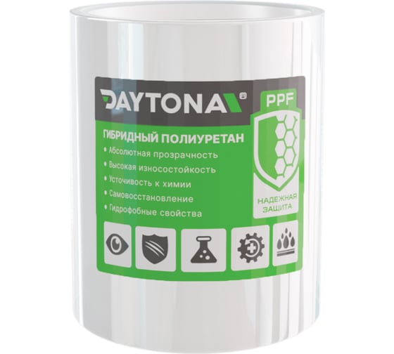 Изображение товара Сверхпрочная защитная бронепленка для велосипеда Daytona 162 мкм, 3 м x 150 мм MP1376015030