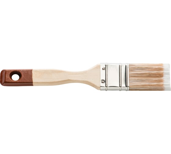 Изображение товара Плоская кисть HARDY серия 44, смешанная щетина, 25х12мм, коричневая 0205-444510