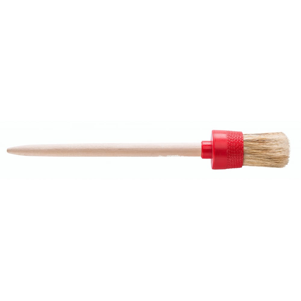 Круглая кисть HARDY кисть круглая mtx 82053 профи натуральная щетина деревянная ручка 55 мм