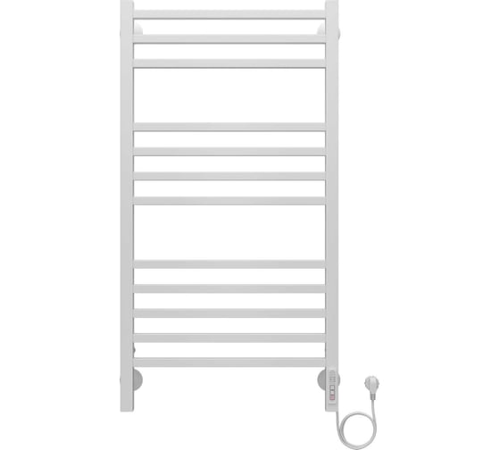 Изображение товара Электрический полотенцесушитель Azario ANCONA 500/1000 белый, R, 12 квадратных перекладин 00088201