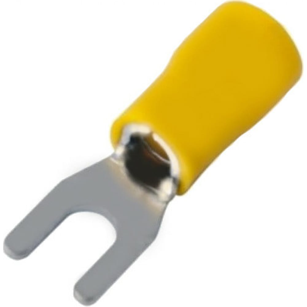 фото Вилочный изолированный наконечник rexant 4.3мм 4-6кв.мм желтый 08-0151