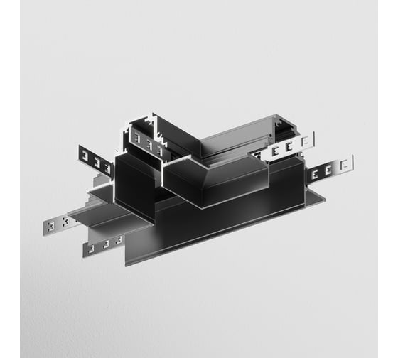 Изображение товара Коннектор Т-образный MAYTONI Gravity встраиваемый, черный TRA010CT-42B