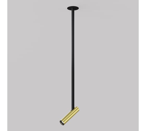 Изображение товара Подвесной светильник MAYTONI Focus T LED 6W алюминий Черный и Латунь P141RS-L125-6W4K-BBS