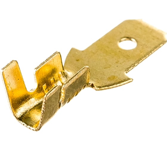 Изображение товара Плоская клемма REXANT штекер 4.8 мм 0,5-1.5 мм2 100 шт 08-0910