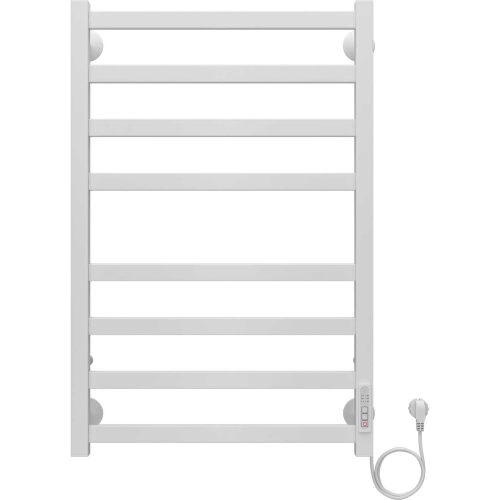 Изображение товара Электрический полотенцесушитель Azario PALERMO 500/800 белый с 8 перекладинами
