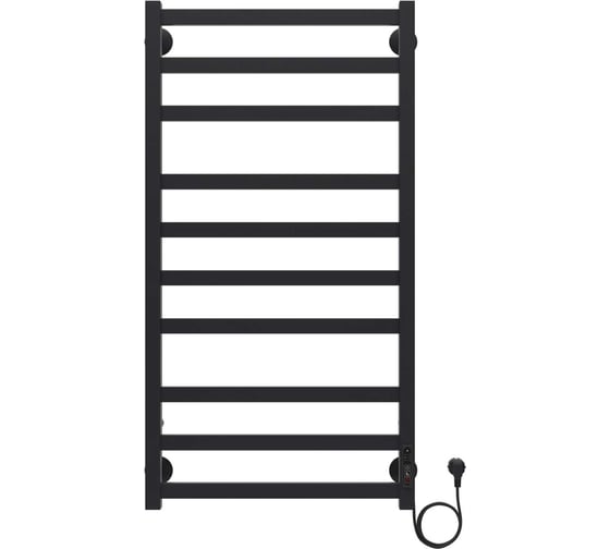 Изображение товара Электрический полотенцесушитель Azario PALERMO 500/1000 черный, R, 10 перекладин 00088249