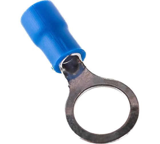 Изображение товара Кольцевой изолированный наконечник REXANT d 8.4 мм 1.5-2.5 мм2 синий 100 шт 08-0036