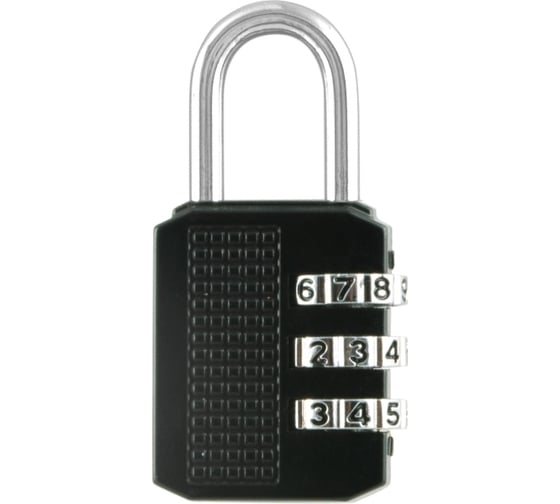 Изображение товара Навесной кодовый замок НОРА-М 611 черный 17072