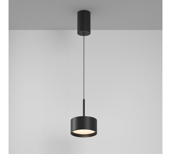Изображение товара Подвесной светильник MAYTONI Glare LED 12W алюминий Черный P102PL-12W3K-B
