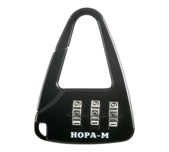 Изображение товара Навесной кодовый замок НОРА-М 612 черный 17083