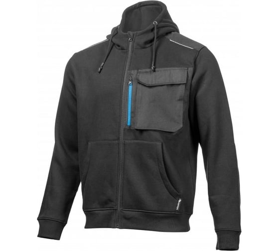 Изображение товара Толстовка черная HOEGERT TECHNIK THEO 3XL (58) HT5K903-3XL