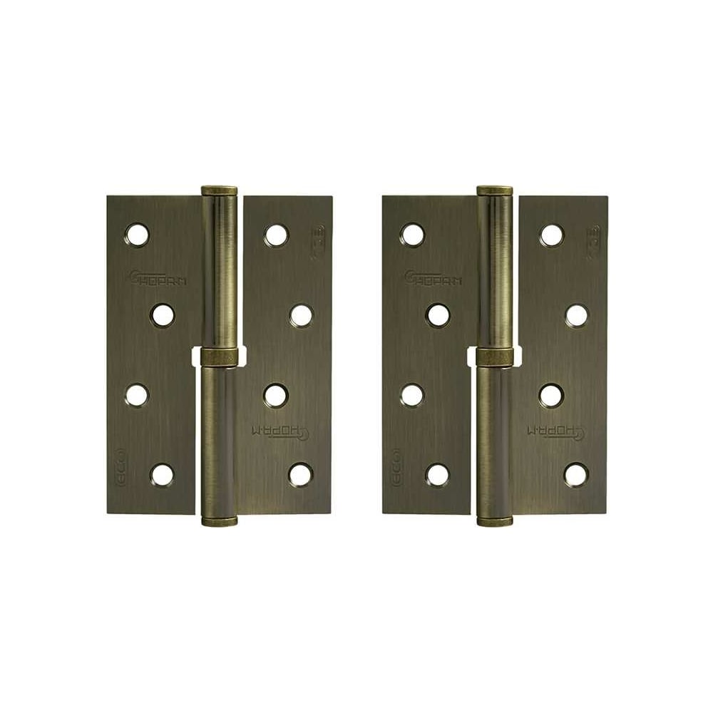 Изображение товара Дверная петля НОРА-М ЕСО 750-4 левое открывание бронза гальваника