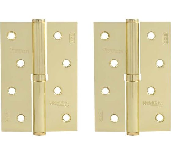 Изображение товара Петля НОРА-М ЕСО 750-4"-FHP-ECO латун.покр. левая 100х70х2,5 15436