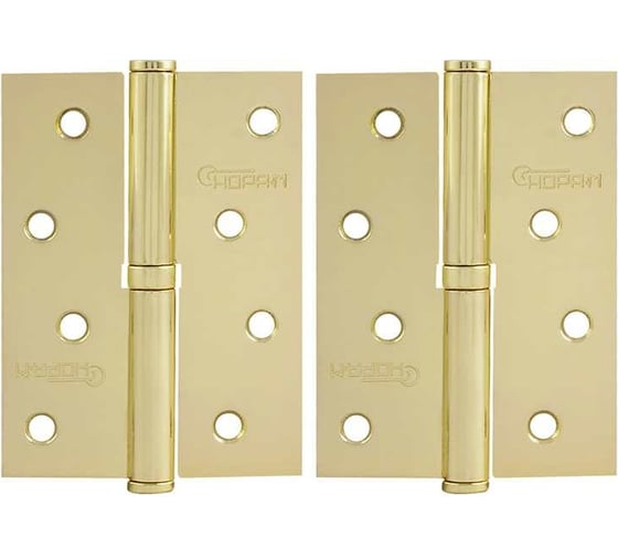 Изображение товара Петля НОРА-М ЕСО 750-4"-FHP-ECO латун.покр. правая 100х70х2,5 15437