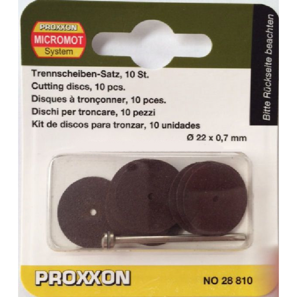 Корундовые отрезные диски Proxxon диски отрезные proxxon
