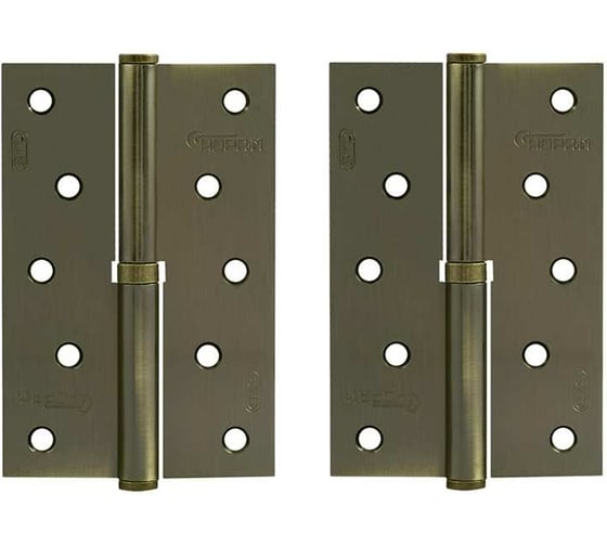 Изображение товара Петля НОРА-М ЕСО 750-5"-FHP-ECO брон.покр. правая 120х80х2,5 15453