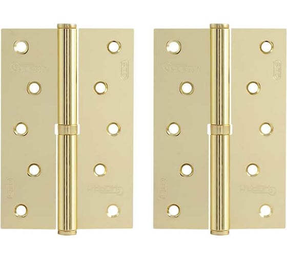 Изображение товара Петля НОРА-М ЕСО 750-5"-FHP-ECO латун.покр. левая 120х80х2,5 15448