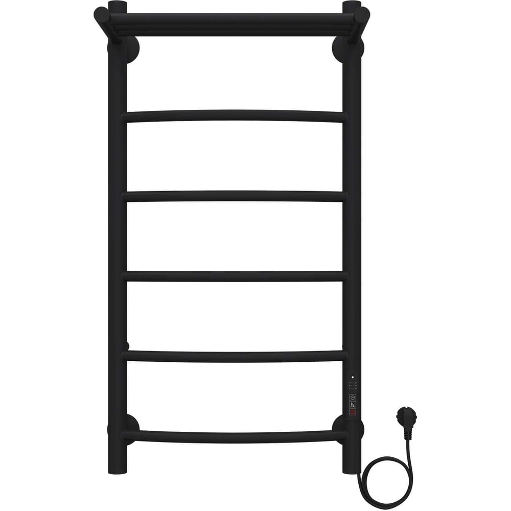 Изображение товара Электрический полотенцесушитель Azario VERONA 400/800 черный с полкой