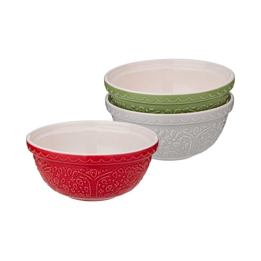 Изображение товара Набор салатников Lefard KITCHEN PASSION 3 шт фарфор 14 см рельефный дизайн