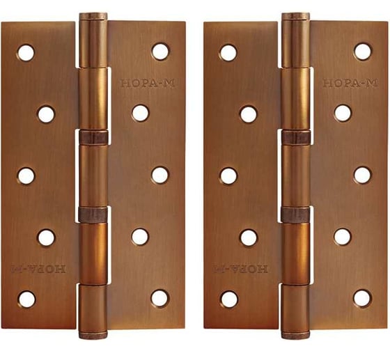 Изображение товара Универсальная петля НОРА-М ЕСО 5"-4ВВ FНР-ECO мат.кофе 125х75х2,5 16871