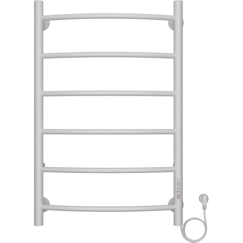 Изображение товара Электрический полотенцесушитель Azario VERONA 500/800 белый 6 перекладин