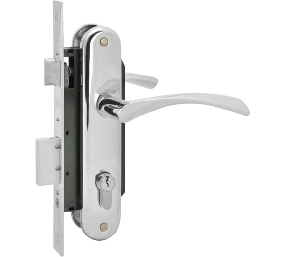 Изображение товара Врезной замок НОРА-М N100-70 Л хром 8246