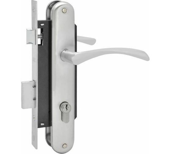 Изображение товара Врезной замок НОРА-М N100-85 К матовый хром 8228