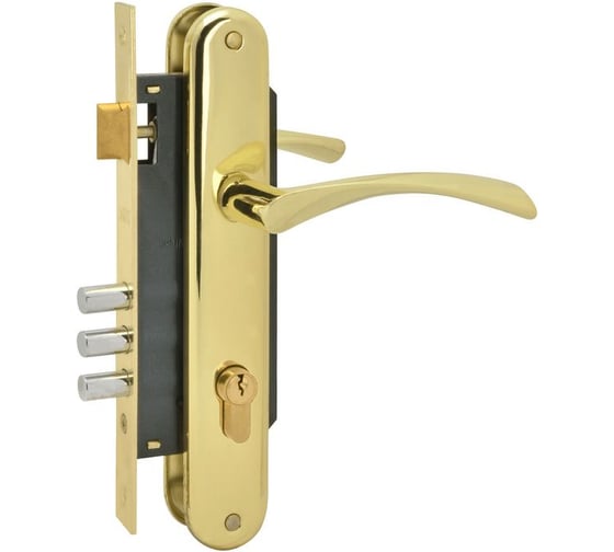 Изображение товара Врезной замок НОРА-М N100-85 M золото 8225