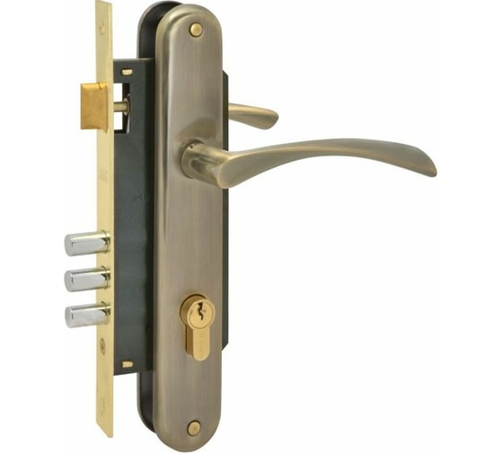 Изображение товара Врезной замок НОРА-М N100-85 M старая бронза 8314