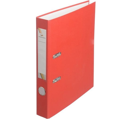 Изображение товара Папка-регистратор WORKMATE 50 мм, ПВХ, красная, с металлической окантовкой, собранная 15-1268