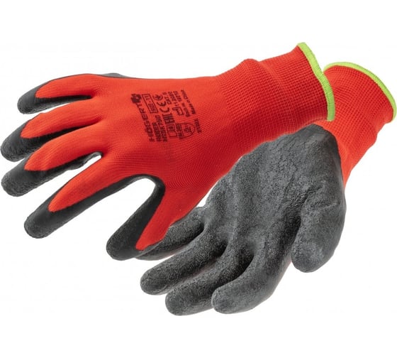 Изображение товара Перчатки рабочие с вспененным латексом HOEGERT TECHNIK RODER размер 9 HT5K750-9-W