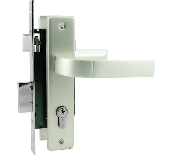 Изображение товара Врезной замок НОРА-М N107-70 Л белый жемчуг 16706