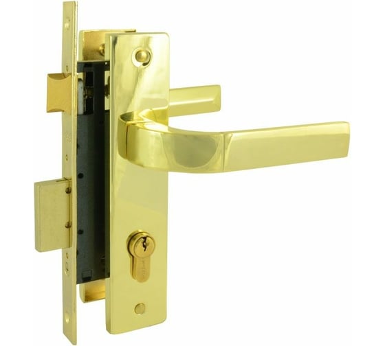 Изображение товара Врезной замок НОРА-М N107-70 Л золото 16261