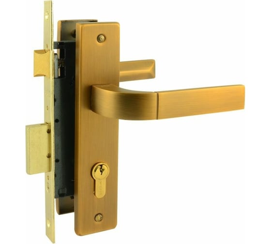 Изображение товара Врезной замок НОРА-М N107-70 Л мат.кофе 16263