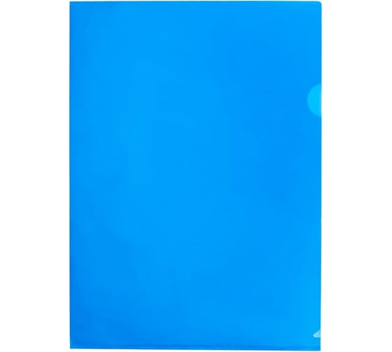 Изображение товара Папка-уголок WORKMATE А4 180мкм, синяя 15-6229