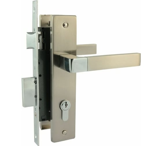 Изображение товара Врезной замок НОРА-М N109-70 Л матовый хром 16198