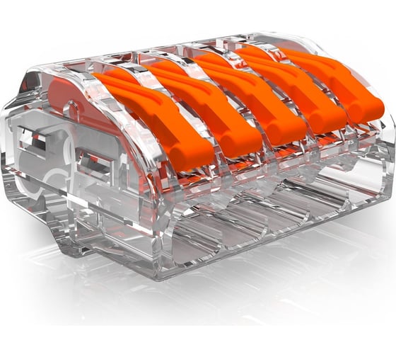 Изображение товара Клемма универсальная OBO Bettermann c зажимом 5x0.2-4 мм2, (222-415) (50 шт/уп) 2054458_V1