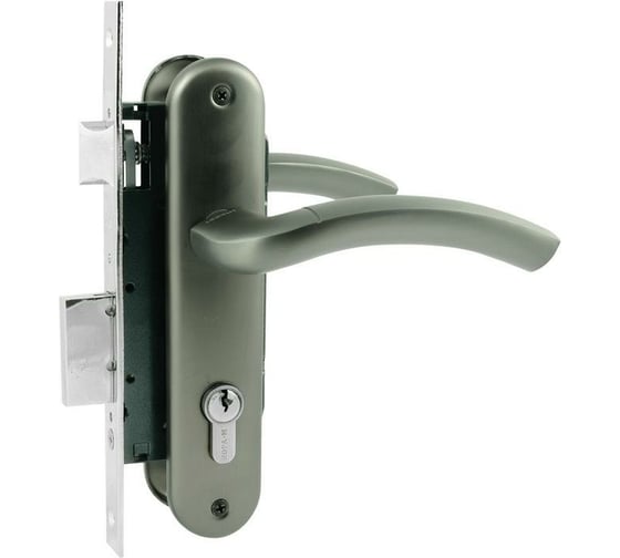 Изображение товара Врезной замок НОРА-М N23-70 Л графит 16704