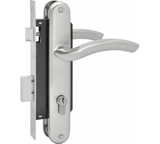 Изображение товара Врезной замок НОРА-М N23-85 К мат.хром 9343