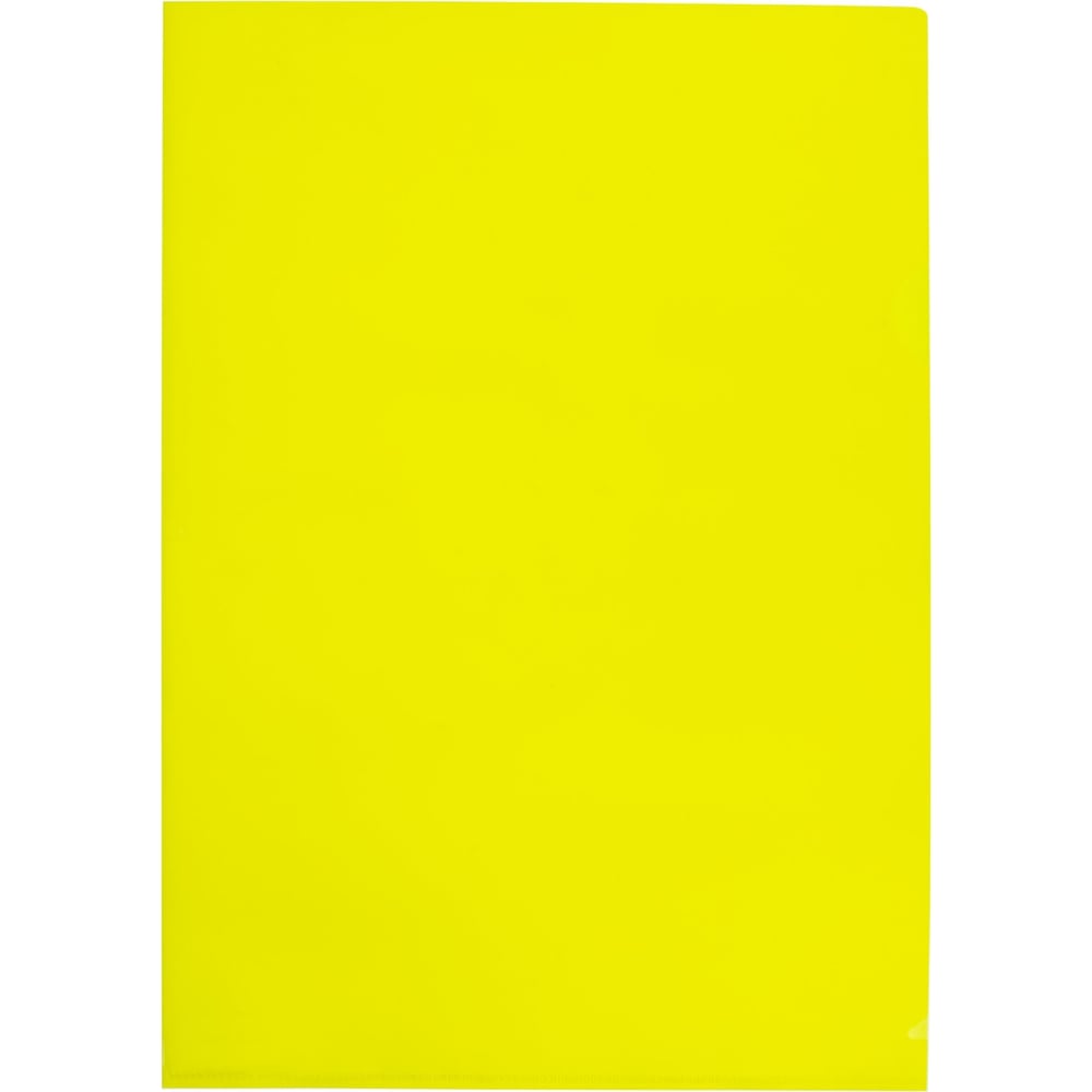 Изображение товара Папка-уголок WORKMATE А4 180мкм, желтая 15-6225