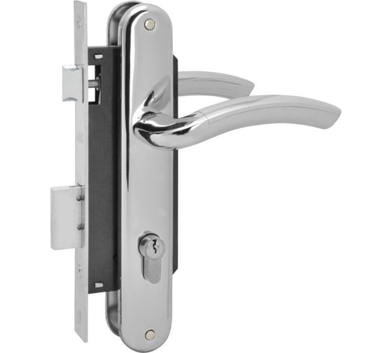 Изображение товара Врезной замок НОРА-М N23-85 К хром 9344