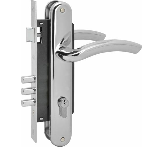 Изображение товара Врезной замок НОРА-М N23-85 М хром 9704