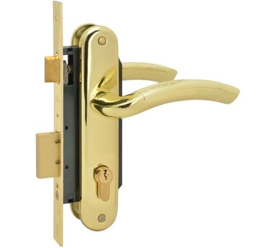 Изображение товара Врезной замок НОРА-М N96-70 Л золото 11493