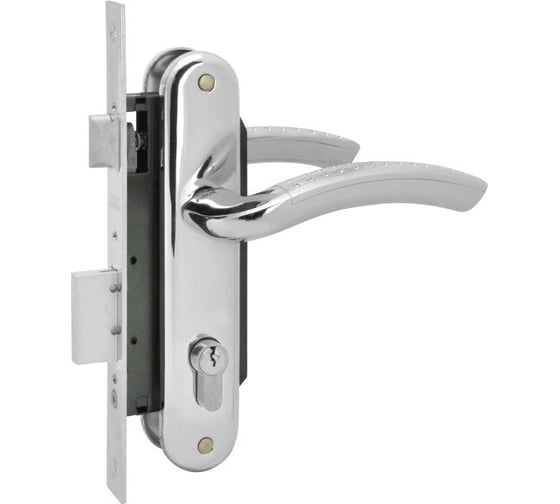 Изображение товара Врезной замок НОРА-М N96-70 Л хром 8242