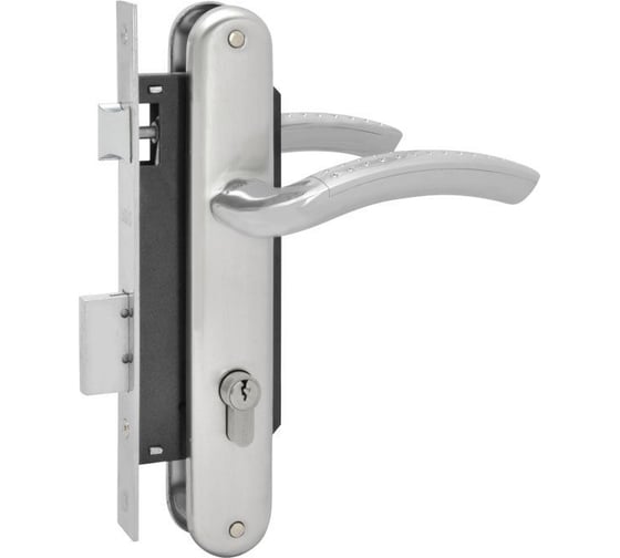 Изображение товара Врезной замок НОРА-М N96-85 К матовый хром 8220