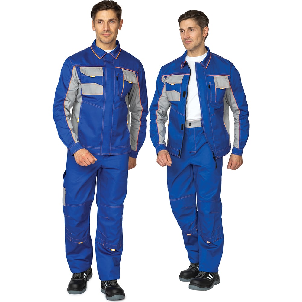 Изображение товара Мужской костюм Прабо 2020 года васильковый серый с водоотталкивающей пропиткой